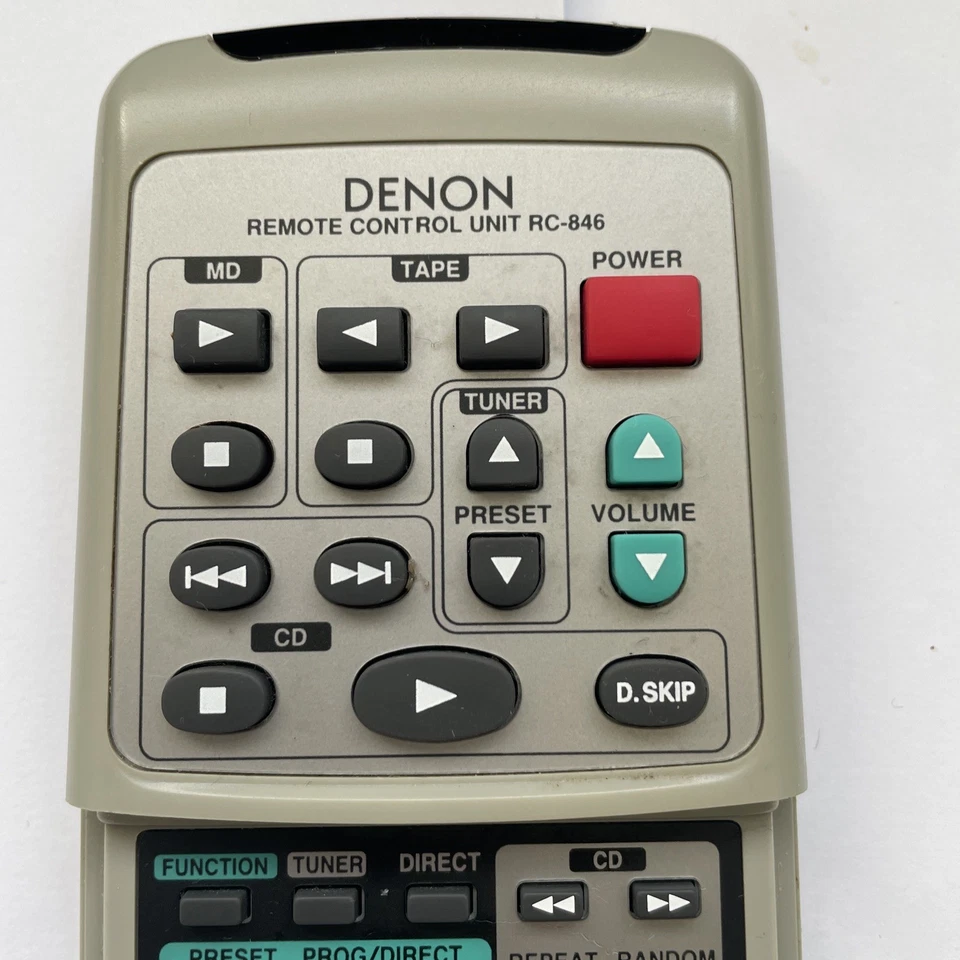 DENON RC-846 Mini System Remote Control D-M10, D-M3S, D-M5, UD-M3 M5, DRA-F100 - Image 3 of 4