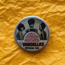 Martha Reeves and the Vandellas Repro 25mm Fan Club Badge Tamla Motown Soul