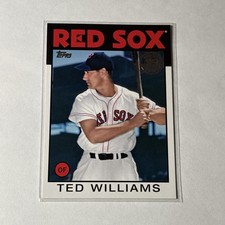 2021 Topps Update Ted Williams 1986 35th Anniversary #86B-24 Boston Red Sox (E)