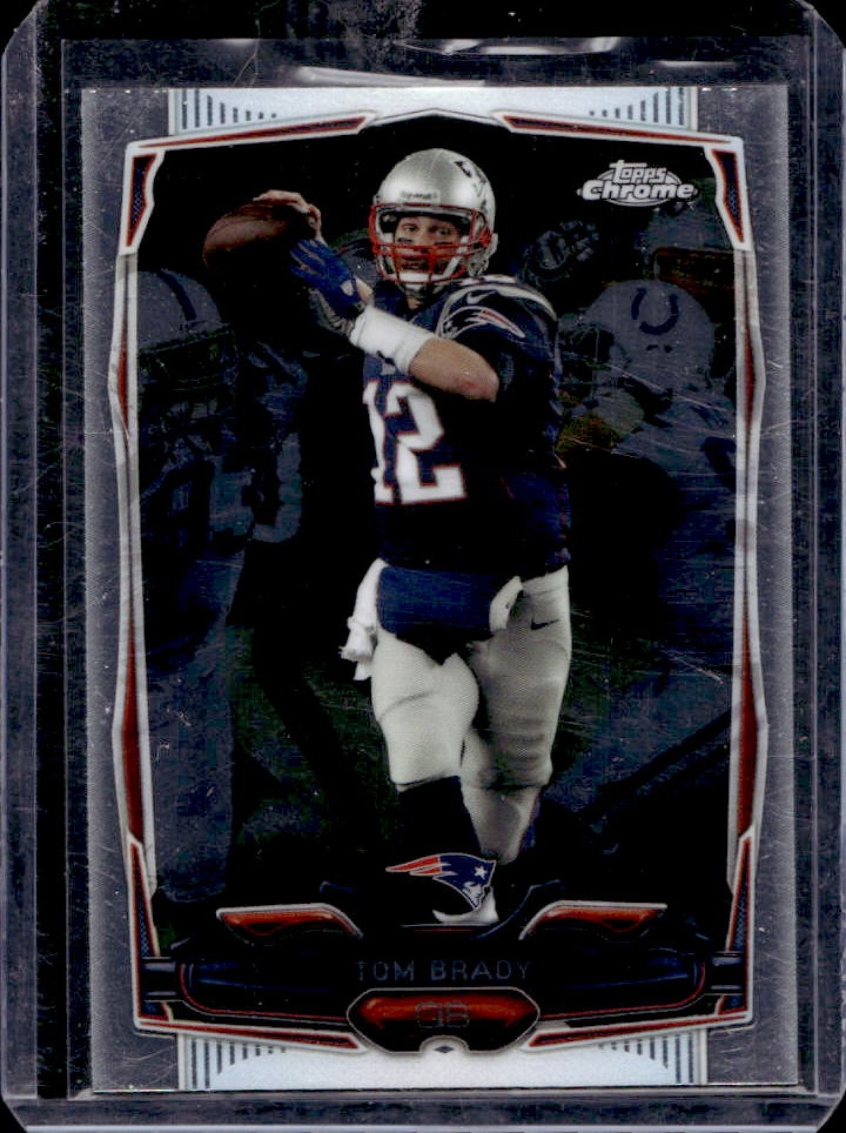2014 Topps Chrome Tom Brady #62a Patriots