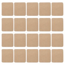 Pre Cut Pottery Cloth Soft Cloth Leather, 6.8x5.7", Brown, 20pcs