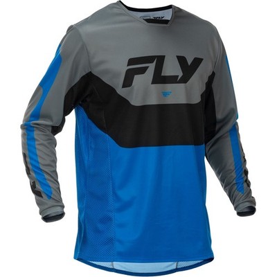 Fly Racing Kinetic Jersey - Blue/Grey/Black - XL 379-421X