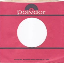 POLYDOR 810 SEVENTH AVE N.Y. ISSUE #4 7" 45 RPM Original Record Company Sleeve