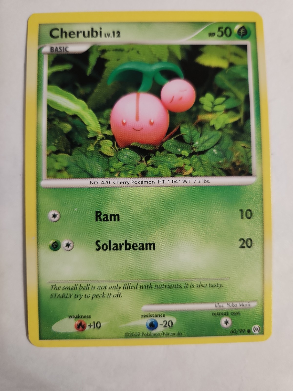 Cherubi 60/99 - Arceus - 2009 - Common - Pokemon Card TCG HP