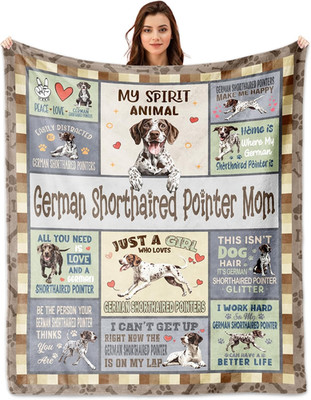German Shorthaired Pointer Blanket 60x50 Soft Cozy Throw Dog Lover Gift