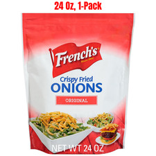 French's Original Crispy Fried Onions, 24 oz - One 24 Oz, Crunchy Fried Onions