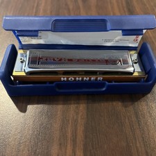 Vintage Hohner Blues Harp MS Harmonica Key of G - Made in Germany
