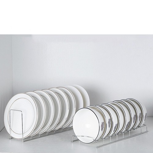 Dish Rack Cooking Drying Organization Plate Pot Lid Spoon Stainless Steel - Picture 9 of 12