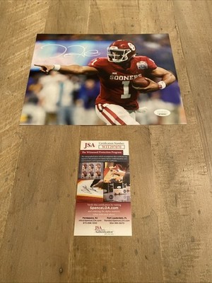 Jalen Hurts Signed 8x10 Oklahoma Sooners Photo. SB MVP/College Great!  JSA COA