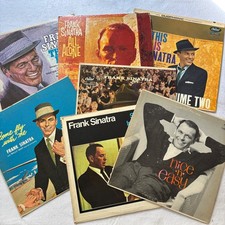 Frank Sinatra Vinyl Record Lot 7 LP Come Fly With Me Thats Life Nice n Easy Jazz