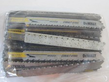 Lote de (100) hojas de sierra caladora de corte de madera de acero cobalto DeWalt DW3711 4"