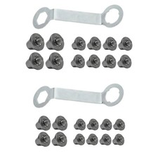 12Pcs Football Boot Spikes Soccer Boot Cleats for Athletic Sneakers Outdoor