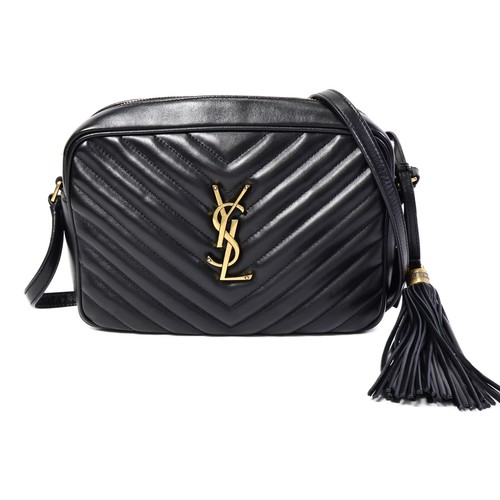 SAINT LAURENT YSL Lou Camera Bag Shouder Bag GUE520534 Calfskin Leather Black