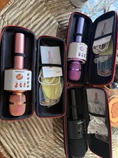 BONAOK Bluetooth Karaoke Microphone Q37/Q36/Q78 Rose Gold,Black Purple 3