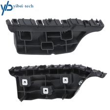 Front Bumper Bracket Plastic Black Pair For Chevrolet Tahoe Suburban 2015-2020