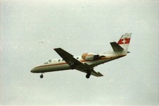 Negativ HB-VGS Cessna 550 Citation II Flugzeug 35mm ungerahmt sro-IG2-28