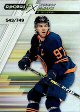 2020-21 UPPER DECK SYNERGY FX CONNOR MCDAVID /749 EDMONTON OILERS #FX-50