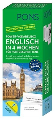 PONS Power-Vokabelbox Englisch in 4 Wochen für Fortgesch (Paperback) (UK IMPORT)
