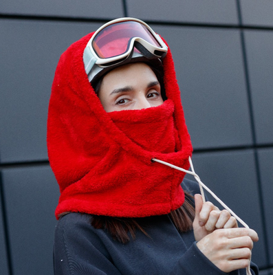 Ski Hood Over Helmet, Snowboard Hood, Balaclava, Sherpa Hood