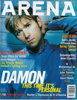Arena Magazine - Damon Albarn NICK CAVE David Bowie BIJOU PHILLIPS