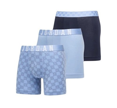 NWT. Jordan. 3 Pack. Flight  Modal Boxer Briefs.  Blue. MRSP. $50.00