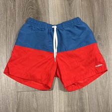 Chubbies Vintage Blue  Red Swim Trunks Men's Size Medium