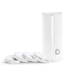 Toss Portable Disposable Diaper Pail, Holds up to 150 Newborn Diapers, 5 Pack