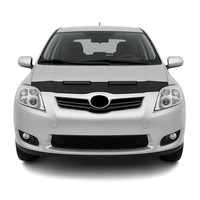 Haubenbra Steinschlagschutz Bonnet Bra FüR Toyota Auris 2006-2010 Schwarz Halb