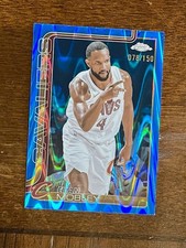 /150🔥2025-25 Topps Chrome 🏀 Evan Mobley #67 Blue Raywave Refractor Cavaliers