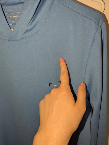 Felpa con cappuccio Holderness & Bourne Jackson taglia M Dry Luxe Performance Sankaty blu - Foto 6 di 16