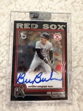 2004 Topps Retired Signature Edition - Autographs Bill Buckner #TA-BB (AU)