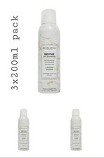 Image of 3x Revolution Hair Volume Dry Shampoo Caffeine baobab Normal & Oily Hair 3x200ml