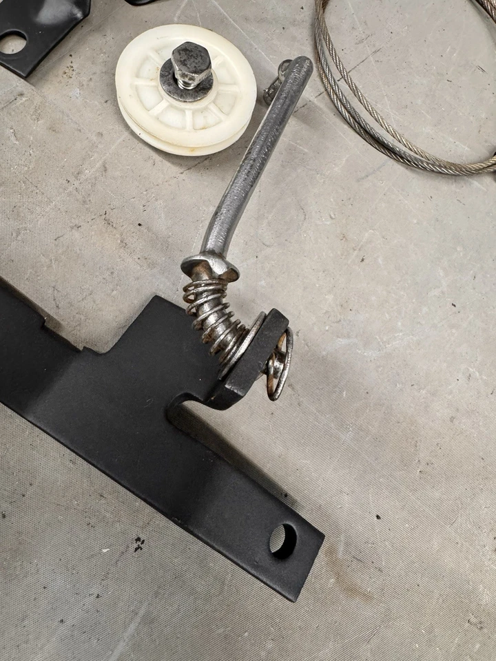 1961 1962 1963 1964 Chevy Impala BelAir Parking Emergency Brake Cable Brackets - Image 2 of 4