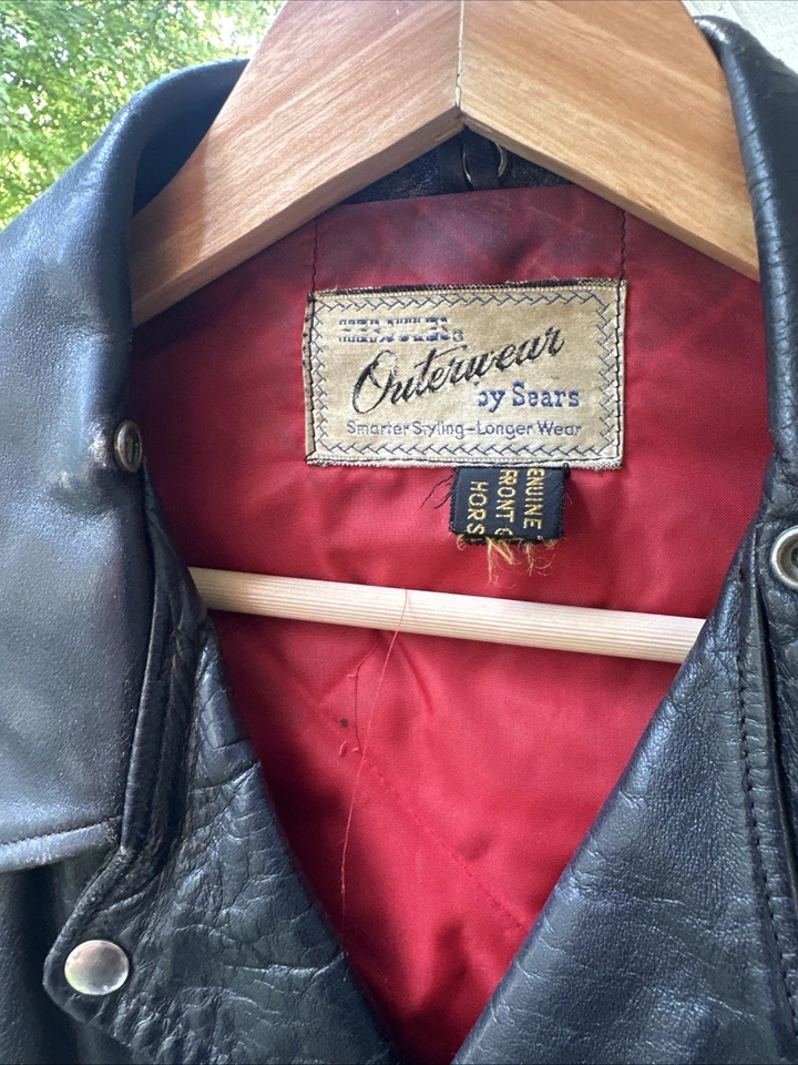 1950s Horsehide Hercules Leather Jacket - Image 2 of 4