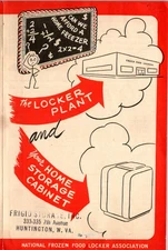 1940s Frigid Storage Inc Freezer Locker Plant Huntington WV Brochure Pamphlet