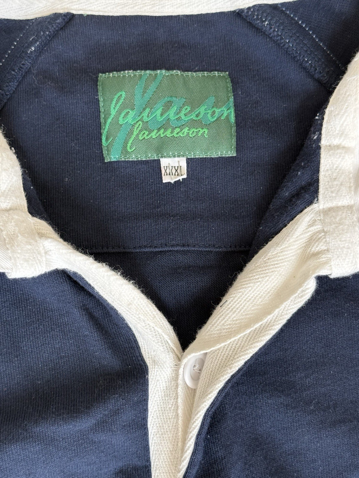 Jameson Rugby Shirt Men XXL Blue Green Irish Whiskey Colorblock Polo Adult thumbnail 3