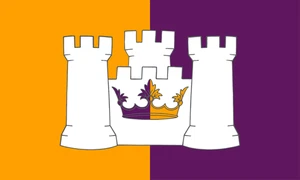 Aberdeenshire Flag Self Adhesive Vinyl Sticker