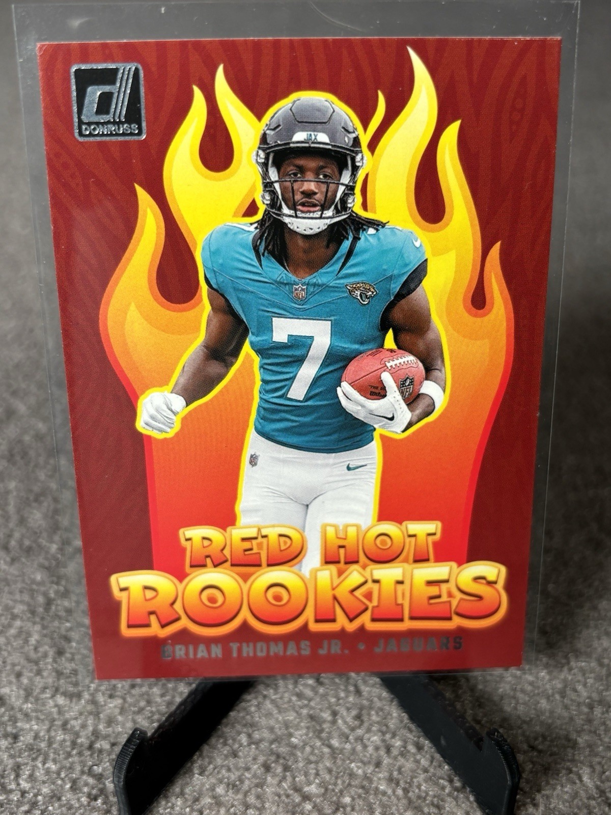 2024 Panini Donruss Red Hot Rookies Brian Thomas Jr. #RHR-BTJ RC Jaguars