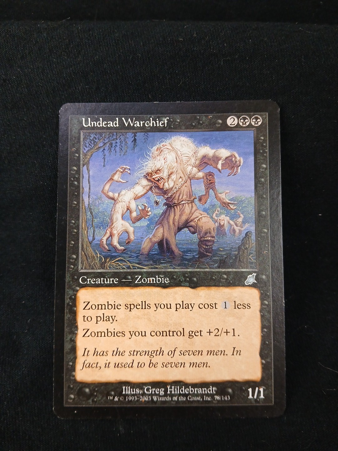 Undead Warchief – Scourge – MTG Magic the Gathering – LP – Zombie Tribal / EDH