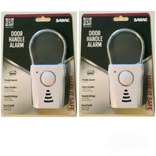 Sabre Home Series 110 DB Sound Range Door Handle Alarm 2pk
