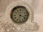 WATERFORD CRYSTAL Vintage Small Classic Desk/Mantel Clock