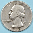 1936-D WASHINGTON QUARTER ~ NICE XF ~ PRICED RIGHT! INV#7