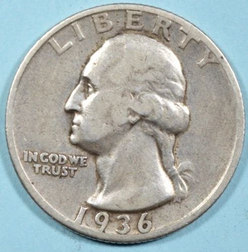 1936-D WASHINGTON QUARTER ~ NICE XF ~ PRICED RIGHT! INV#7