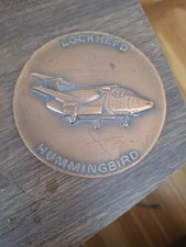 Vintage Bronze paperweight Lockheed Martin USAF