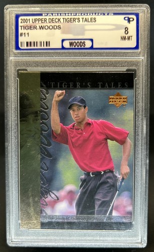 2001 Upper Deck Tiger Woods Tiger\'s Tales Rookie RC #TT11 PPG 8