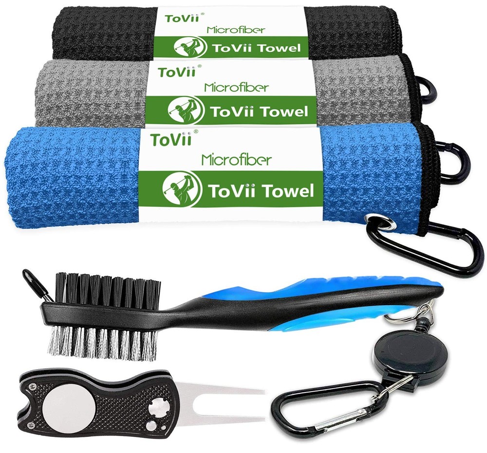 Premium Golf Towel for Men – Durable & Absorbent Golf Bag Accessory
