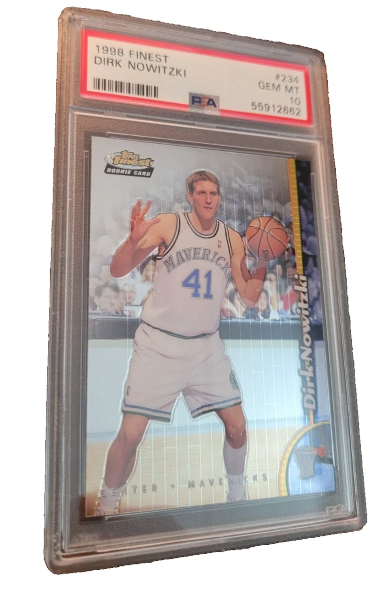 Dirk Nowitzki Basketball Grade 10 Rookie Sports Trading Cards