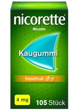 NICORETTE FRESHFRUIT 4mg 105 St Kaugummis (PZN 01642887 o.13754031/4370113) AICP
