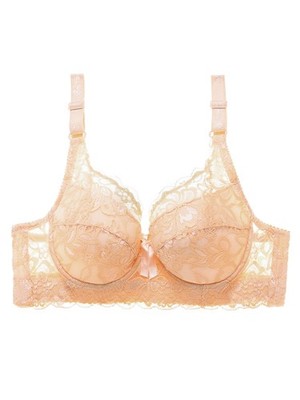 Women Lace Bra With Underwire Thin Padded Plus Size Bras UBVZ