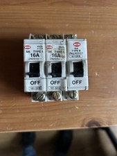 MEM 16 AMP TYPE 1 M6 MCB CIRCUIT BREAKER 161QEB